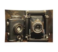 HETVBNS Old Camera Tapestry Wall Hanging - 40"x60" Aesthetic Tapestries Soft Polyester Wall Art Decor Large Tapestry for Bedroom Living Room Dorm Backdrop, Hanging Kit Included