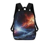 HETVBNS Outer Space Stars Backpack for Women Men, Durable 600D Polyester Bookbag with Large Capacity, Lightweight 17 Inch Laptop Backpack Minimalism Casual Daypack for Work, Travel