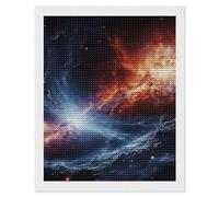HETVBNS Outer Space Stars Diamond Painting Kits for Adults, Full Round Drill DIY Diamond Art for Beginners, 5D Gem Art and Crafts for Home Wall Decor 16"x20"
