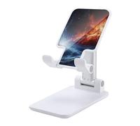 HETVBNS Outer Space Stars Phone Stand for Desk - Adjustable & Foldable Tablet Stand Portable Cell Phone Stand Holder Compatible with 4-13" Smartphones, Tablets