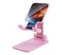 HETVBNS Outer Space Stars Phone Stand for Desk - Adjustable & Foldable Tablet Stand Portable Cell Phone Stand Holder Compatible with 4-13" Smartphones, Tablets