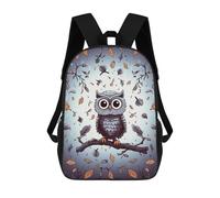 HETVBNS Owl Tree Branches Backpack for Women Men, Durable 600D Polyester Bookbag with Large Capacity, Lightweight 17 Inch Laptop Backpack Minimalism Casual Daypack for Work, Travel