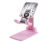 HETVBNS Owl Tree Branches Phone Stand for Desk - Adjustable & Foldable Tablet Stand Portable Cell Phone Stand Holder Compatible with 4-13" Smartphones, Tablets
