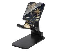 HETVBNS Palm Tree Phone Stand for Desk - Adjustable & Foldable Tablet Stand Portable Cell Phone Stand Holder Compatible with 4-13" Smartphones, Tablets
