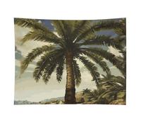 HETVBNS Palm Tree Tropical Tapestry Wall Hanging - 30"x40" Aesthetic Tapestries Soft Polyester Wall Art Decor Large Tapestry for Bedroom Living Room Dorm Backdrop, Hanging Kit Included