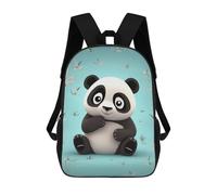 HETVBNS Panda Star Backpack for Women Men, Durable 600D Polyester Bookbag with Large Capacity, Lightweight 17 Inch Laptop Backpack Minimalism Casual Daypack for Work, Travel