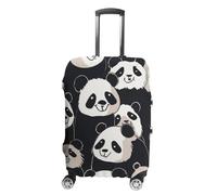 HETVBNS Panda Star Luggage Cover, Elastic Luggage Protector Fits 19-32in Suitcases, Washable & Anti-Scratch Suitcase Cover for Men Women, style, Small, Classic