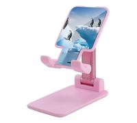 HETVBNS Penguins On The Iceberg Phone Stand for Desk - Adjustable & Foldable Tablet Stand Portable Cell Phone Stand Holder Compatible with 4-13" Smartphones, Tablets