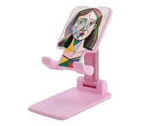 HETVBNS Pensive Woman Phone Stand for Desk - Adjustable & Foldable Tablet Stand Portable Cell Phone Stand Holder Compatible with 4-13" Smartphones, Tablets