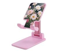 HETVBNS Plant Floral Flowers Phone Stand for Desk - Adjustable & Foldable Tablet Stand Portable Cell Phone Stand Holder Compatible with 4-13” Smartphones, Tablets