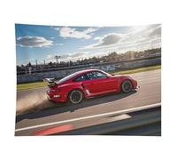 HETVBNS Rapid Sports Car Tapestry Wall Hanging - 60"x80" Aesthetic Tapestries Soft Polyester Wall Art Decor Large Tapestry for Bedroom Living Room Dorm Backdrop, Hanging Kit Included