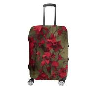HETVBNS Red Flower Vine Luggage Cover, Elastic Luggage Protector Fits 19-32in Suitcases, Washable & Anti-Scratch Suitcase Cover for Men Women, style, Small, Classic