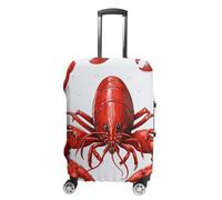 HETVBNS Red Lobster Print Luggage Cover, Elastic Luggage Protector Fits 19-32in Suitcases, Washable & Anti-Scratch Suitcase Cover for Men Women, style, XL, Classic