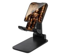 HETVBNS Robot in The Corner Phone Stand for Desk - Adjustable & Foldable Tablet Stand Portable Cell Phone Stand Holder Compatible with 4-13" Smartphones, Tablets