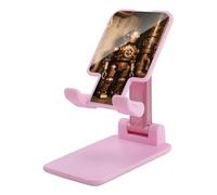 HETVBNS Robot in The Corner Phone Stand for Desk - Adjustable & Foldable Tablet Stand Portable Cell Phone Stand Holder Compatible with 4-13" Smartphones, Tablets