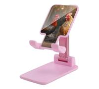 HETVBNS Rooster and Chicken Phone Stand for Desk - Adjustable & Foldable Tablet Stand Portable Cell Phone Stand Holder Compatible with 4-13" Smartphones, Tablets