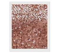 HETVBNS Rose Gold Glitter Diamond Painting Kits for Adults, Full Round Drill DIY Diamond Art for Beginners, 5D Gem Art and Crafts for Home Wall Decor 16"x20"
