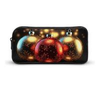HETVBNS Shining Light Ball Pencil Case Large Capacity, Durable Pencil Pouch Portable Small Cosmetic Bag with Metal Zipper, Simple Makeup Pouch Aesthetic Toiletry Bag for Travel Office