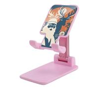 HETVBNS Silhouette Santa Claus Phone Stand for Desk - Adjustable & Foldable Tablet Stand Portable Cell Phone Stand Holder Compatible with 4-13" Smartphones, Tablets