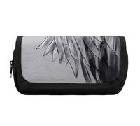 HETVBNS Sketching An Eagle Pencil Case Extra Large, Double Layer Pencil Pouch with Zipper, Portable Cosmetic Bags for Travel, Office Stationery Organizer for Women Men