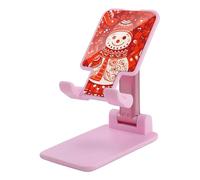 HETVBNS Snowman Window Grilles Phone Stand for Desk - Adjustable & Foldable Tablet Stand Portable Cell Phone Stand Holder Compatible with 4-13" Smartphones, Tablets