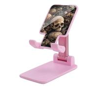 HETVBNS Some Skull Shapes Phone Stand for Desk - Adjustable & Foldable Tablet Stand Portable Cell Phone Stand Holder Compatible with 4-13" Smartphones, Tablets