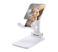 HETVBNS Squirrel Phone Stand for Desk - Adjustable & Foldable Tablet Stand Portable Cell Phone Stand Holder Compatible with 4-13" Smartphones, Tablets