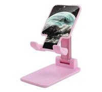 HETVBNS Starry Night Black Tree Art Phone Stand for Desk - Adjustable & Foldable Tablet Stand Portable Cell Phone Stand Holder Compatible with 4-13" Smartphones, Tablets