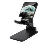 HETVBNS Starry Night Black Tree Art Phone Stand for Desk - Adjustable & Foldable Tablet Stand Portable Cell Phone Stand Holder Compatible with 4-13" Smartphones, Tablets