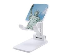 HETVBNS Statue of Liberty Phone Stand for Desk - Adjustable & Foldable Tablet Stand Portable Cell Phone Stand Holder Compatible with 4-13" Smartphones, Tablets