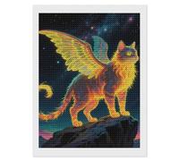 HETVBNS Strange Creature Diamond Painting Kits for Adults, Full Round Drill DIY Diamond Art for Beginners, 5D Gem Art and Crafts for Home Wall Decor 12"x16"