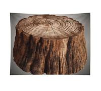 HETVBNS Stump of Oak Tree Tapestry Wall Hanging - 30"x40" Aesthetic Tapestries Soft Polyester Wall Art Decor Large Tapestry for Bedroom Living Room Dorm Backdrop, Hanging Kit Included