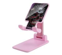 HETVBNS Sugar Skulls Print Phone Stand for Desk - Adjustable & Foldable Tablet Stand Portable Cell Phone Stand Holder Compatible with 4-13" Smartphones, Tablets