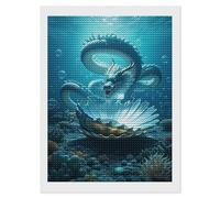 HETVBNS The Dragon King Diamond Painting Kits for Adults, Full Round Drill DIY Diamond Art for Beginners, 5D Gem Art and Crafts for Home Wall Decor 12"x16"