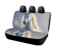 HETVBNS The Galloping Horse is Galloping Car Seat Covers for Back Seat Pet Protector, Universal Auto Rear Seats Cover, Non Slip Back Seats Covers for Car, Truck & SUV