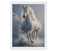HETVBNS The Galloping Horse is Galloping Diamond Painting Kits for Adults, Full Round Drill DIY Diamond Art for Beginners, 5D Gem Art and Crafts for Home Wall Decor 12"x16"