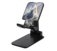 HETVBNS The Galloping Horse is Galloping Phone Stand for Desk - Adjustable & Foldable Tablet Stand Portable Cell Phone Stand Holder Compatible with 4-13" Smartphones, Tablets
