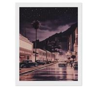 HETVBNS The Old Hollywood Diamond Painting Kits for Adults, Full Round Drill DIY Diamond Art for Beginners, 5D Gem Art and Crafts for Home Wall Decor 16"x20"