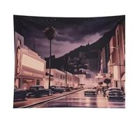 HETVBNS The Old Hollywood Tapestry Wall Hanging - 50"x60" Aesthetic Tapestries Soft Polyester Wall Art Decor Large Tapestry for Bedroom Living Room Dorm Backdrop, Hanging Kit Included