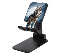 HETVBNS Timberwolves Phone Stand for Desk - Adjustable & Foldable Tablet Stand Portable Cell Phone Stand Holder Compatible with 4-13" Smartphones, Tablets