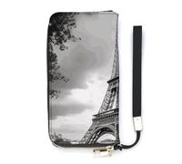 HETVBNS Tower Paris Wallet, Elegant Wristlet Wallet with Multi-Card Slots, PU Leather Long Purse for Women, Men