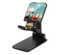 HETVBNS Tractor Farming Phone Stand for Desk - Adjustable & Foldable Tablet Stand Portable Cell Phone Stand Holder Compatible with 4-13" Smartphones, Tablets