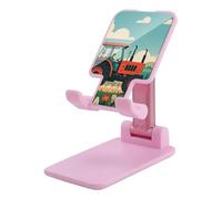 HETVBNS Tractor Farming Phone Stand for Desk - Adjustable & Foldable Tablet Stand Portable Cell Phone Stand Holder Compatible with 4-13" Smartphones, Tablets