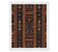 HETVBNS Traditional African Design Pattern Diamond Painting Kits for Adults, Full Round Drill DIY Diamond Art for Beginners, 5D Gem Art and Crafts for Home Wall Decor 16"x20"