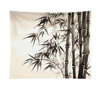 HETVBNS Tree Image Chinese Calligraphy Tapestry Wall Hanging - 50"x60" Aesthetic Tapestries Soft Polyester Wall Art Decor Large Tapestry for Bedroom Living Room Dorm Backdrop, Hanging Kit Included