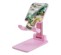 HETVBNS Two Turtles and Shells Phone Stand for Desk - Adjustable & Foldable Tablet Stand Portable Cell Phone Stand Holder Compatible with 4-13" Smartphones, Tablets