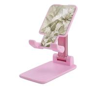 HETVBNS Two White Lilies Phone Stand for Desk - Adjustable & Foldable Tablet Stand Portable Cell Phone Stand Holder Compatible with 4-13" Smartphones, Tablets