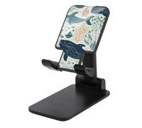 HETVBNS Underwater Whale Phone Stand for Desk - Adjustable & Foldable Tablet Stand Portable Cell Phone Stand Holder Compatible with 4-13" Smartphones, Tablets
