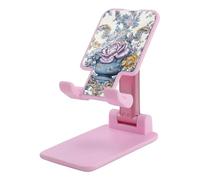 HETVBNS Vase in The Middle Phone Stand for Desk - Adjustable & Foldable Tablet Stand Portable Cell Phone Stand Holder Compatible with 4-13" Smartphones, Tablets