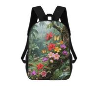 HETVBNS Vibrant Color Flower Blossom Backpack for Women Men, Durable 600D Polyester Bookbag with Large Capacity, Lightweight 17 Inch Laptop Backpack Minimalism Casual Daypack for Work, Travel